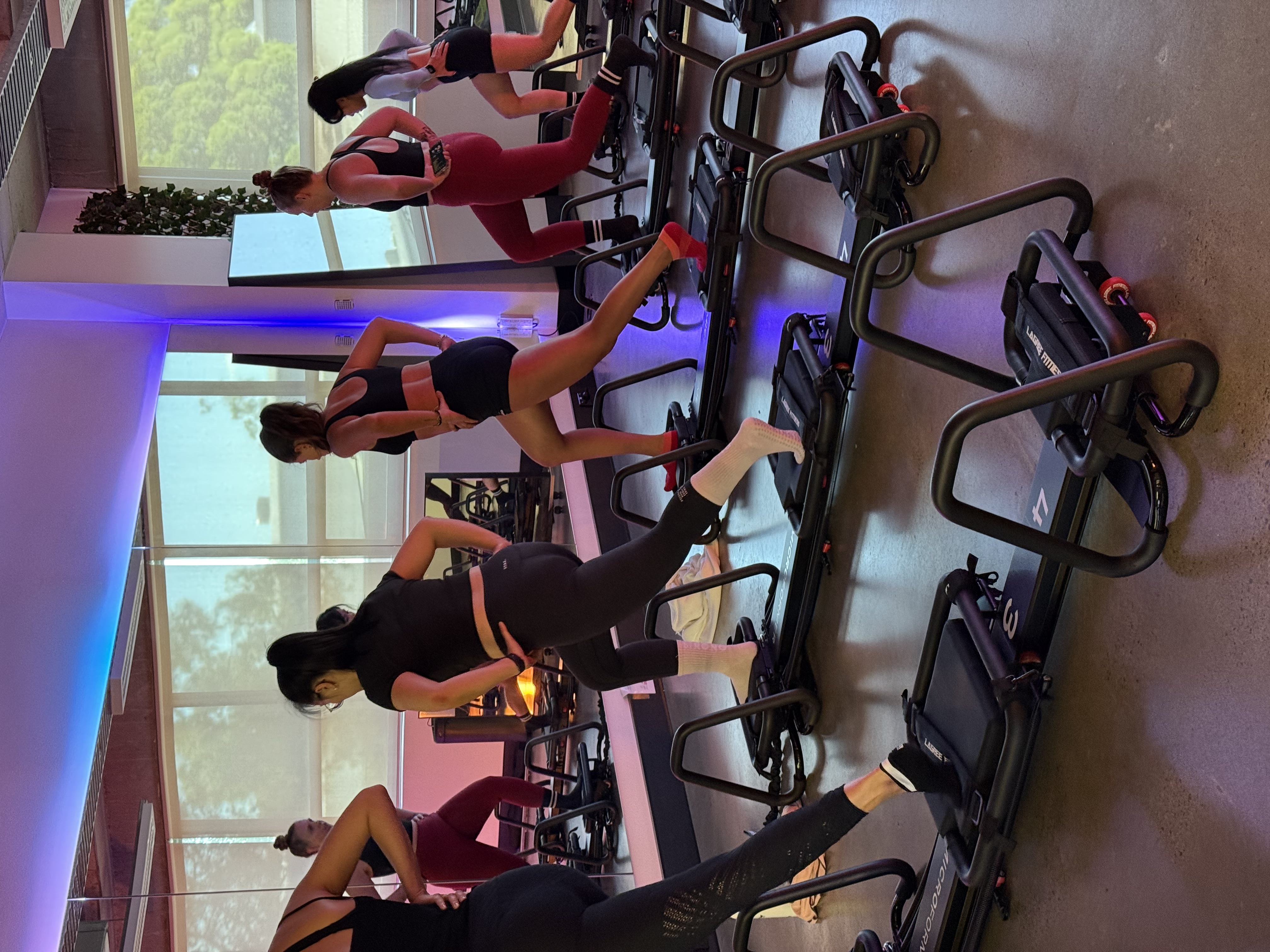 Indoor Lagree workout